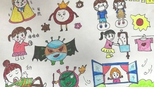 赞!护士手绘漫画 普及防疫知识